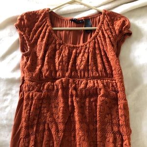 Burnt orange top